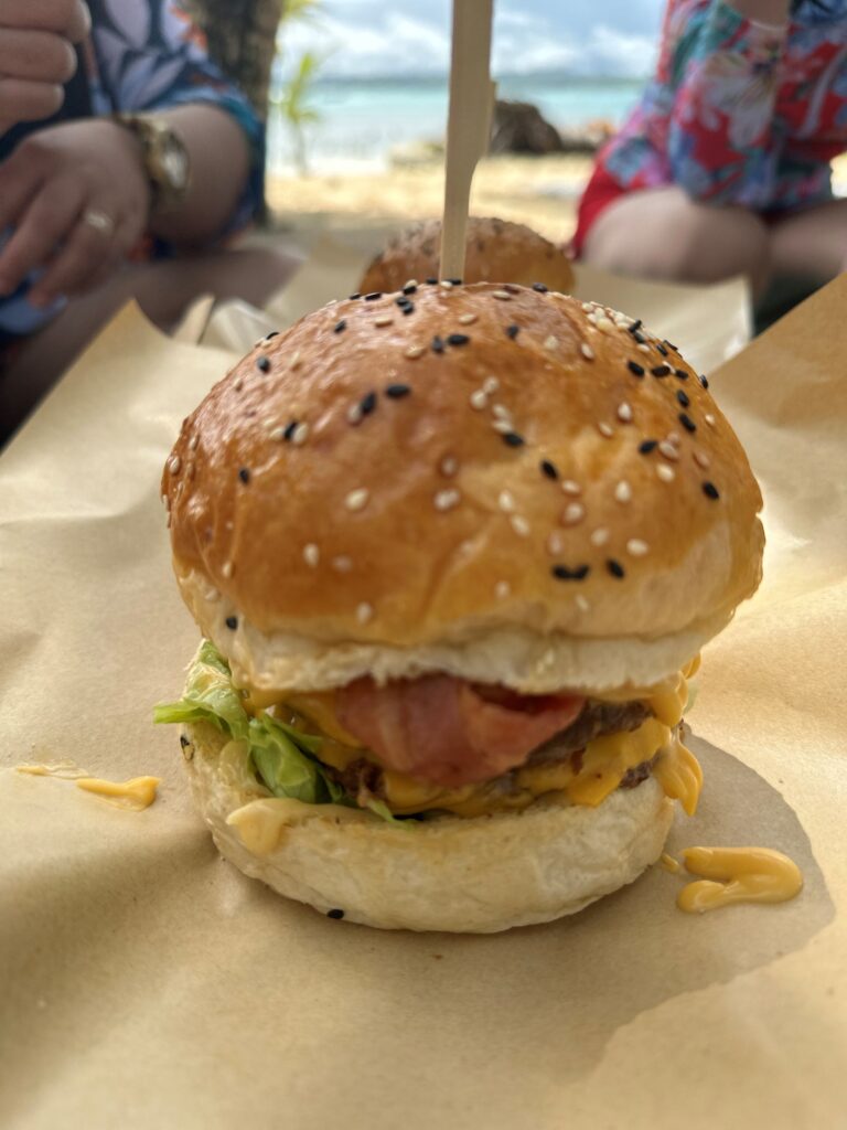 Burger in Guyam Island