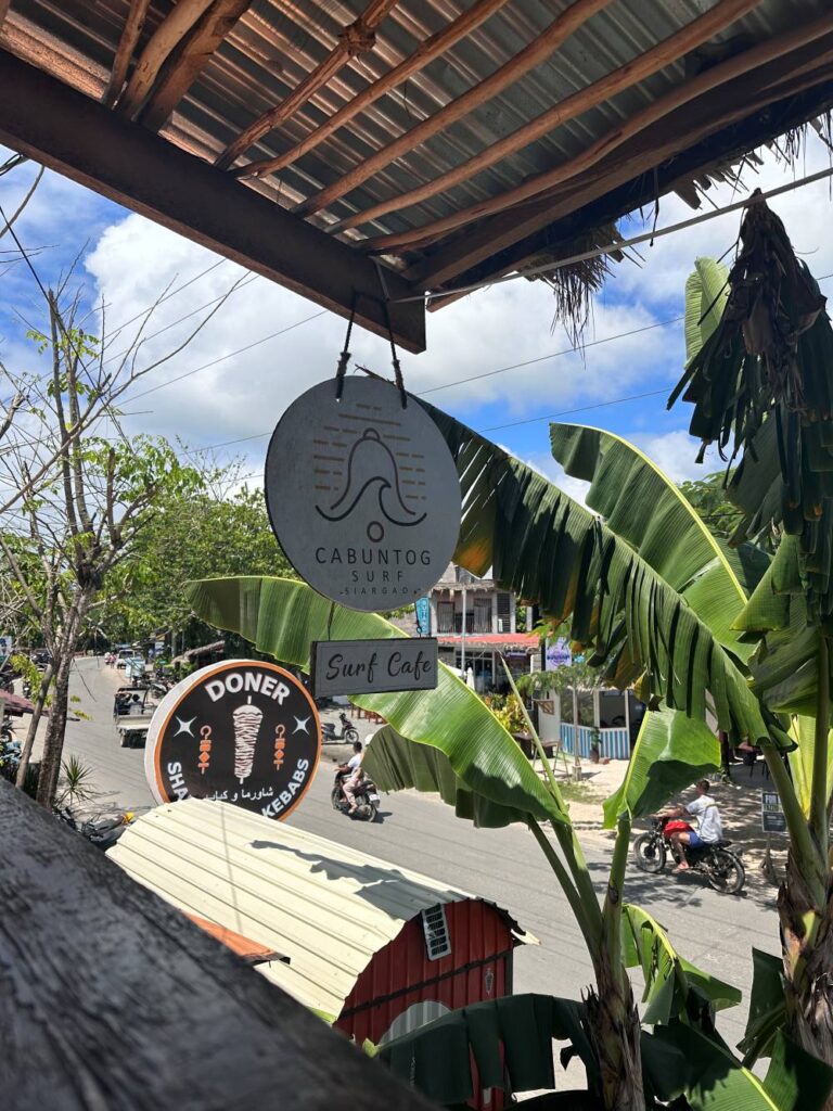 Cabuntog Surf Café along General Luna Siargao