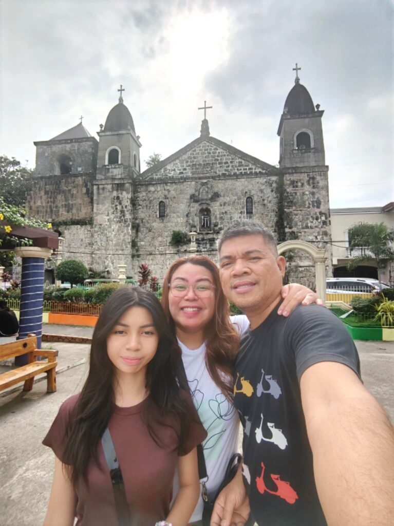 Just a quick snap outside Tigbauan Church