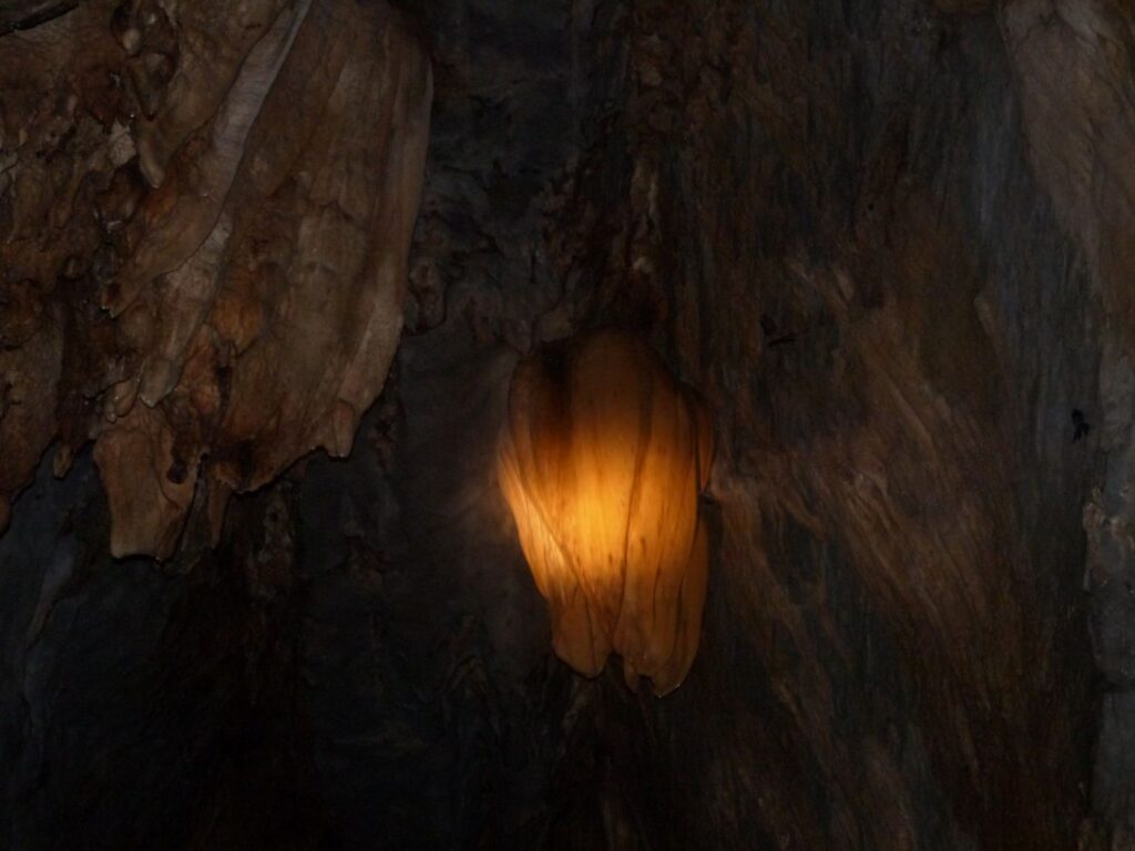 stalactites and stalagmites